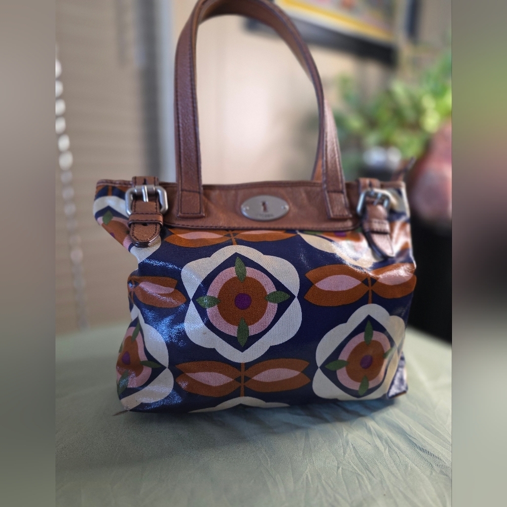 Fossil Multicolor Geometric Shoulder Bag
